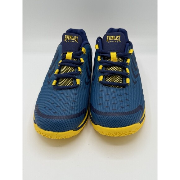 Everlast Athletic Shoes Men’s Size 6 Blue And Yellow Memory Foam - Picture 4 of 7